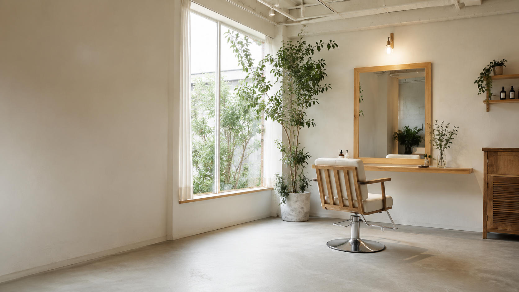 hair salon tsumugi の店内